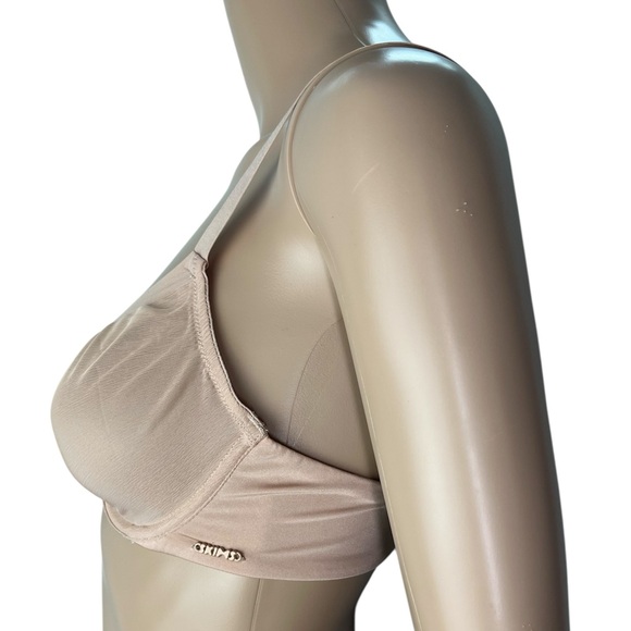 New Skims No Show Unlined Sheer Underwire Demi Bra - Picture 4 of 10